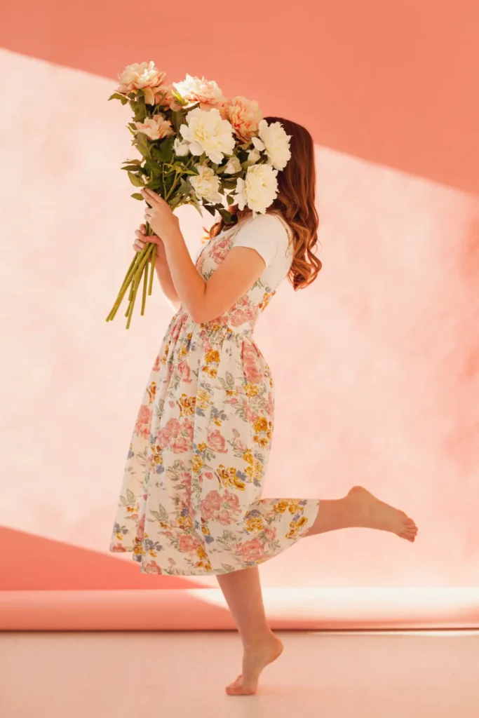 Floral Shift Mini Dress