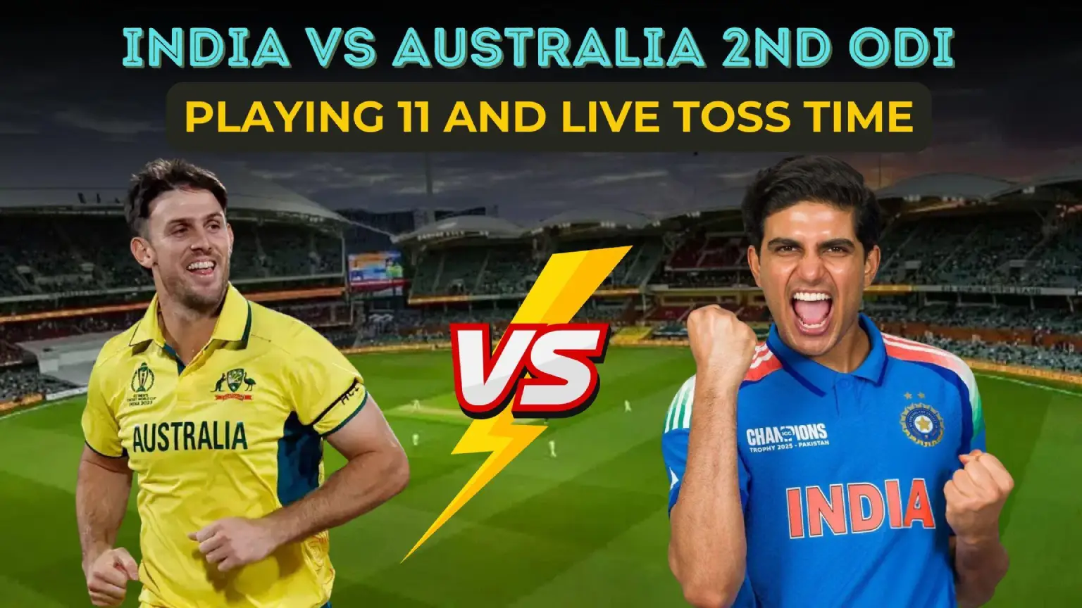 IND vs AUS 2nd ODI 2025