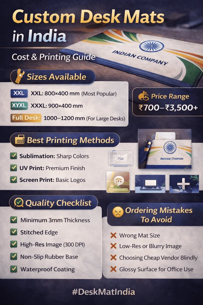 Custom Desk Mats in India