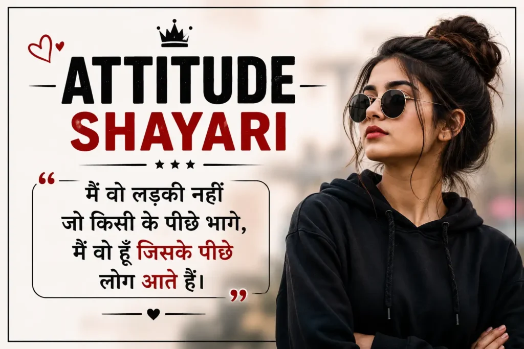 Girls Attitude Shayari